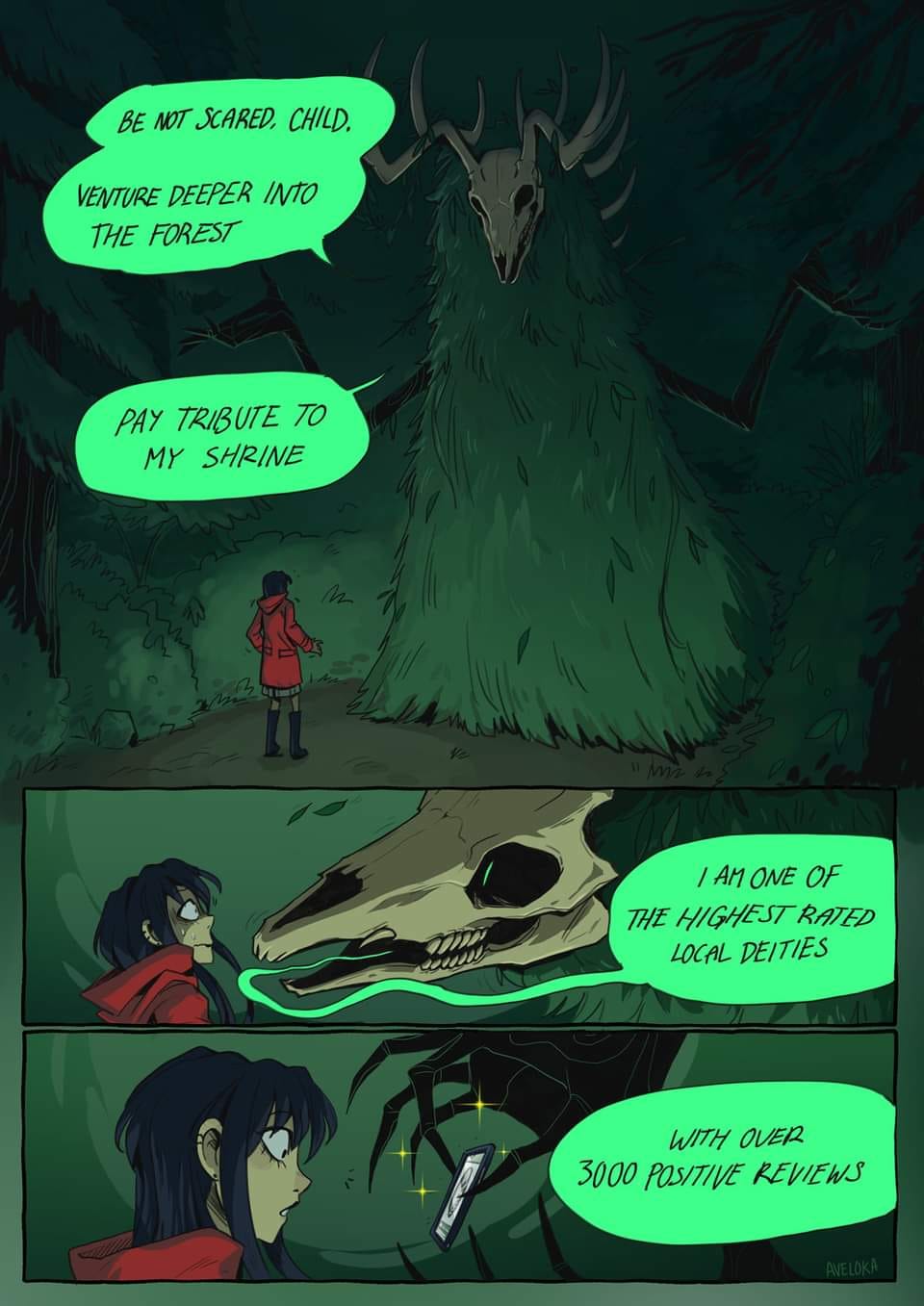 The meme is a picture of a dead deer with a caption "I am one of the highest rated local deities". The image is humorous because it's a dead deer that's trying to brag about its high rating, despite being deceased and therefore unable to have any actual interactions with locals.